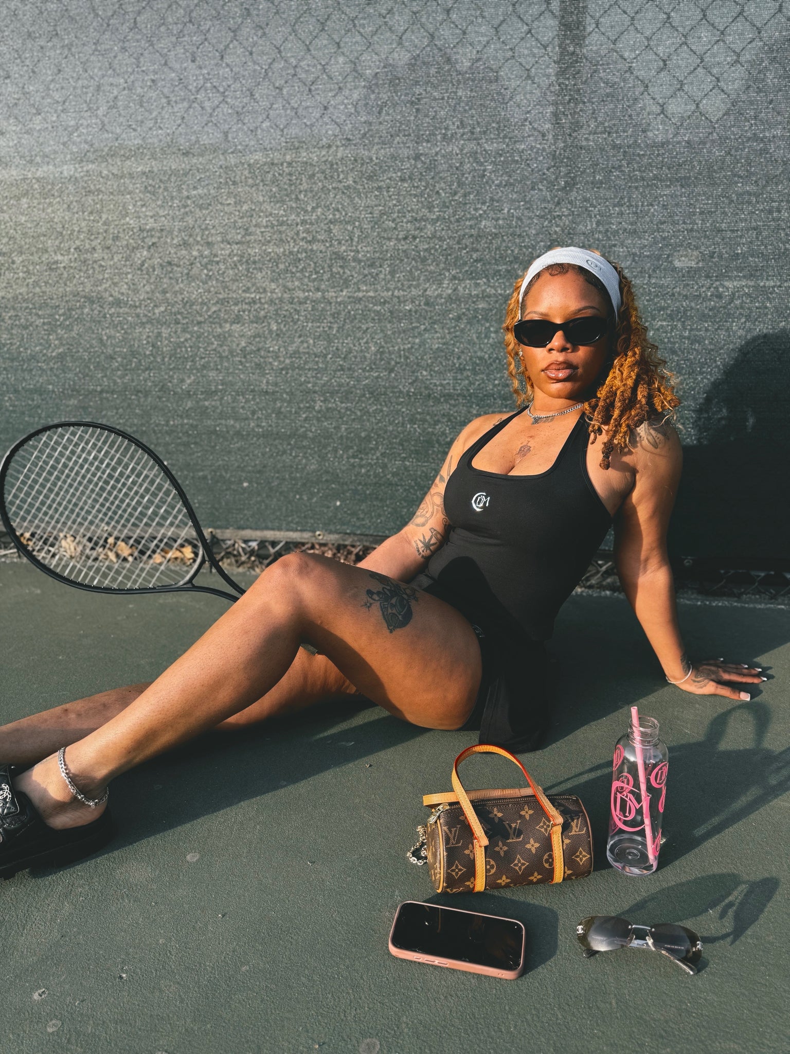 ‘Pleaded Please’ Skirt Set